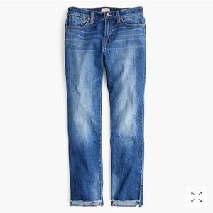 J. Crew Slim Boyfriend Jean with Stepped Hem